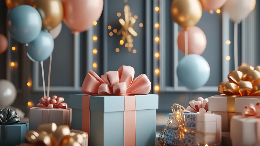 礼盒礼物礼品堆头