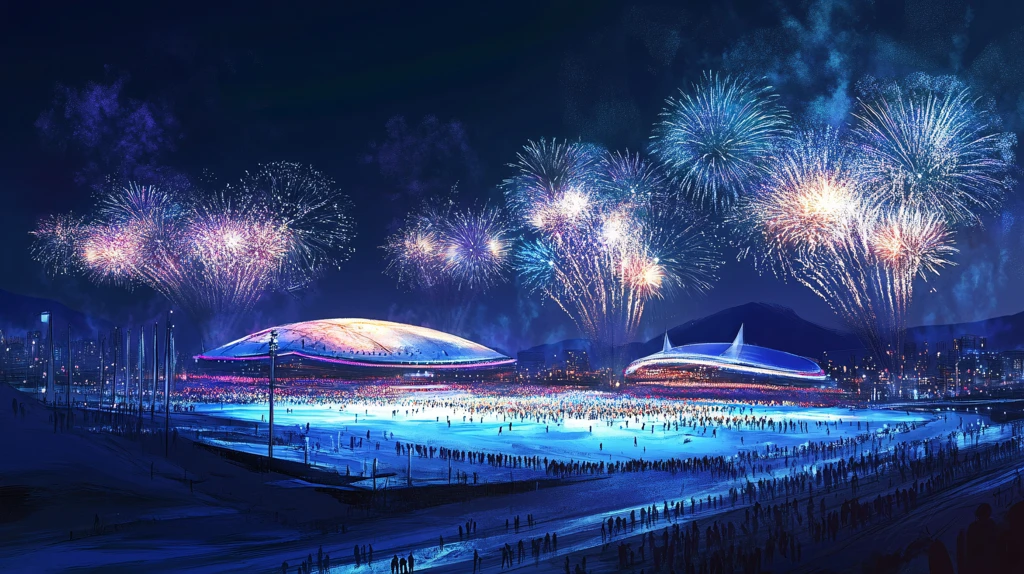 奥林匹克体育中心插画