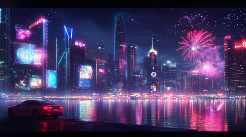 港珠澳元旦背景