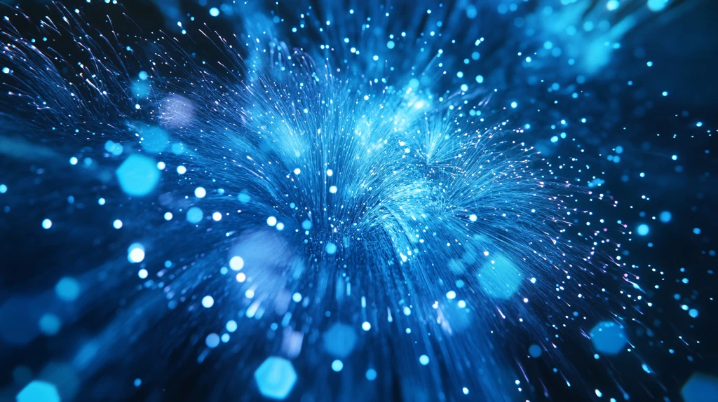 抽象网络光纤