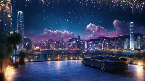 港珠澳元旦背景