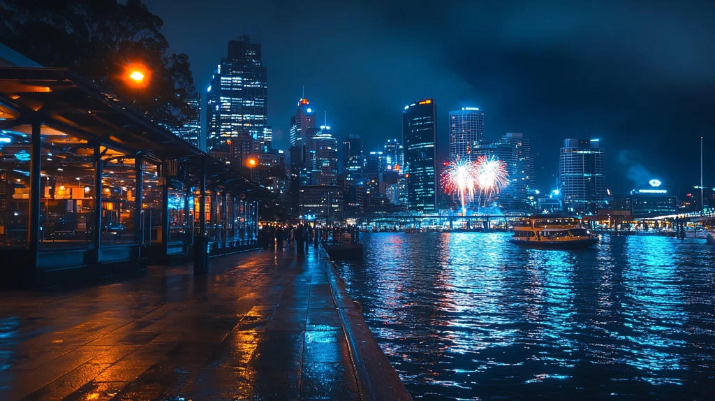 澳大利悉尼夜景