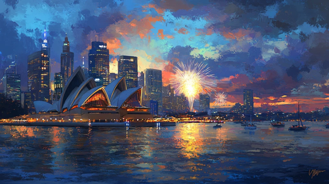 悉尼歌剧院插画