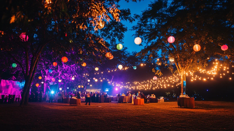 户外婚礼互动区