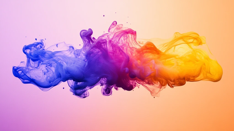 炫酷冷暖色晕染