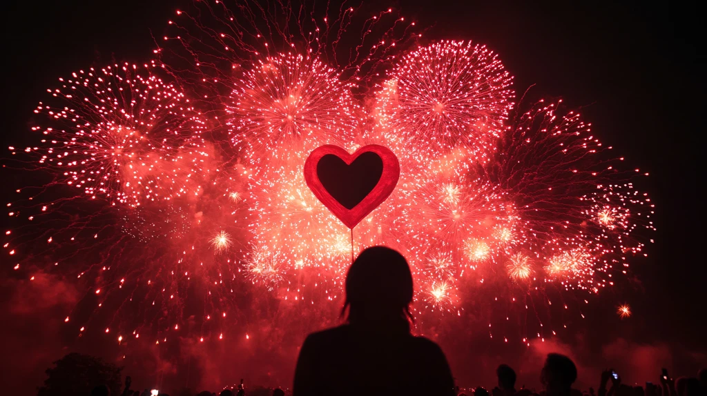 心型烟火