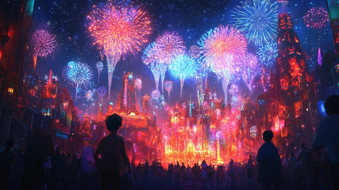 迪士尼烟花