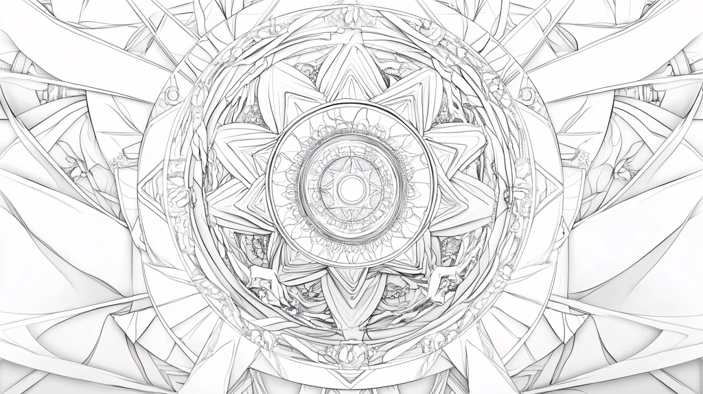 几何图形黑白壁纸