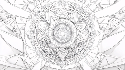 几何图形黑白壁纸