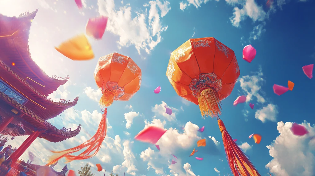 夏日庆典的天际