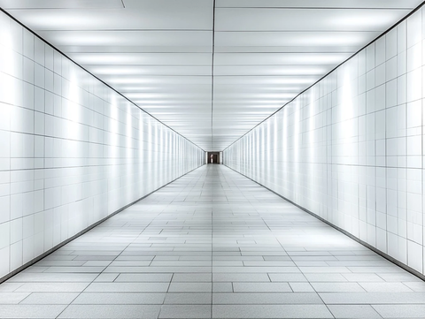 大型通道走廊背景