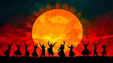 万圣狂欢夜舞会背景