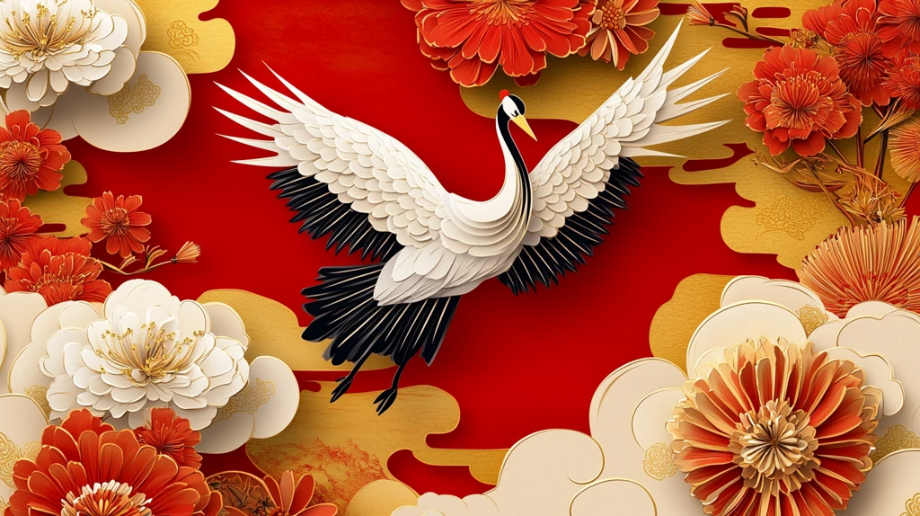 新中式松鹤延年