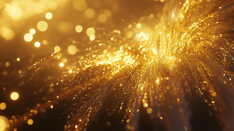 金黄色的火花