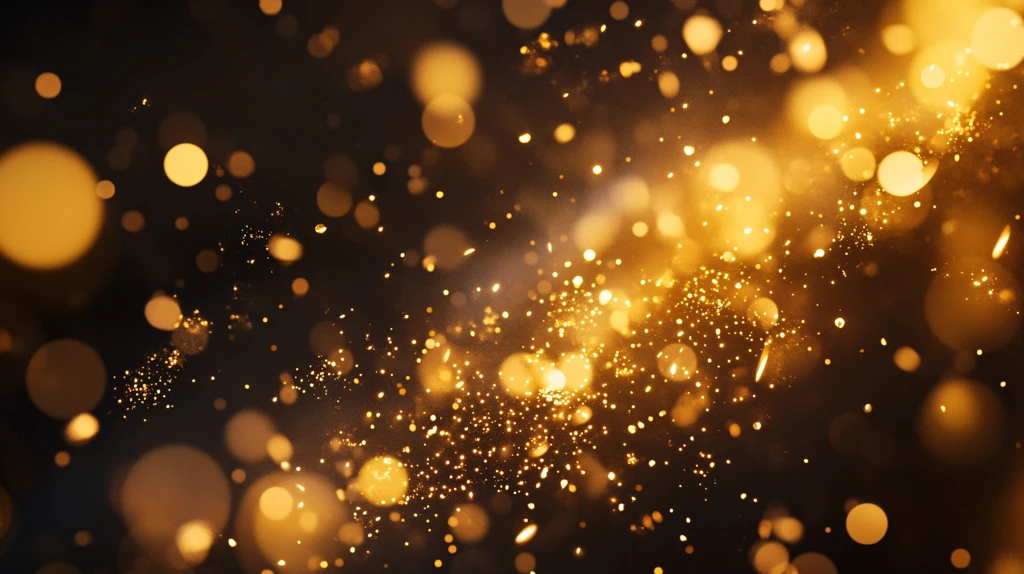 高清金色梦幻光斑