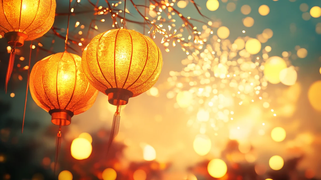 高清唯美节日灯笼