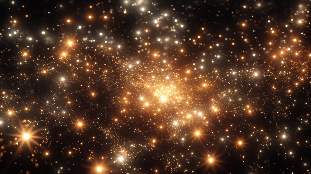 璀璨星光抽象背景