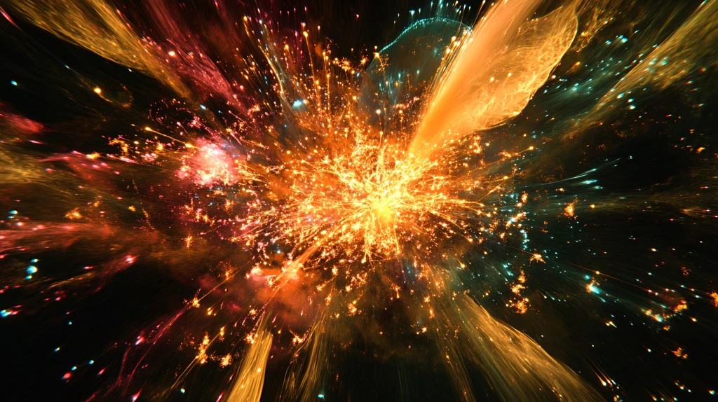 爆炸炫彩炫彩背景