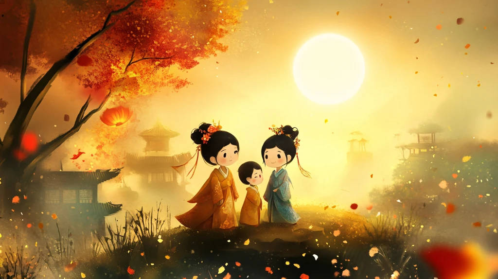 中秋唯美宽屏壁纸