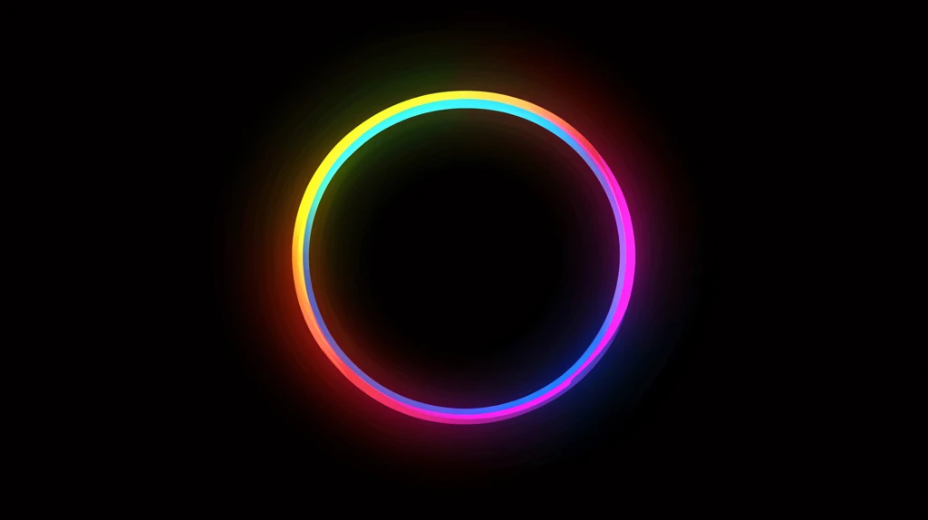 彩虹环形圆