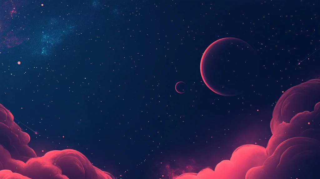 科技星空地球背景