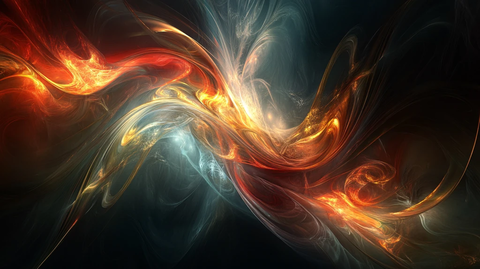 烟雾彩色动感线条