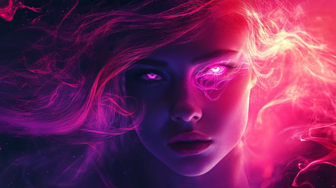 女性人物光效素材