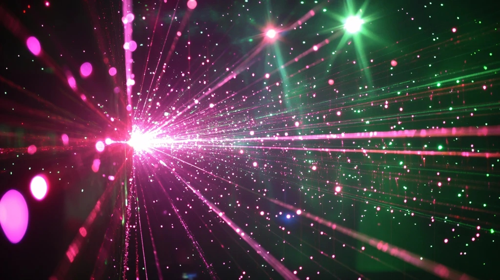 科技扩散激光光芒炫光