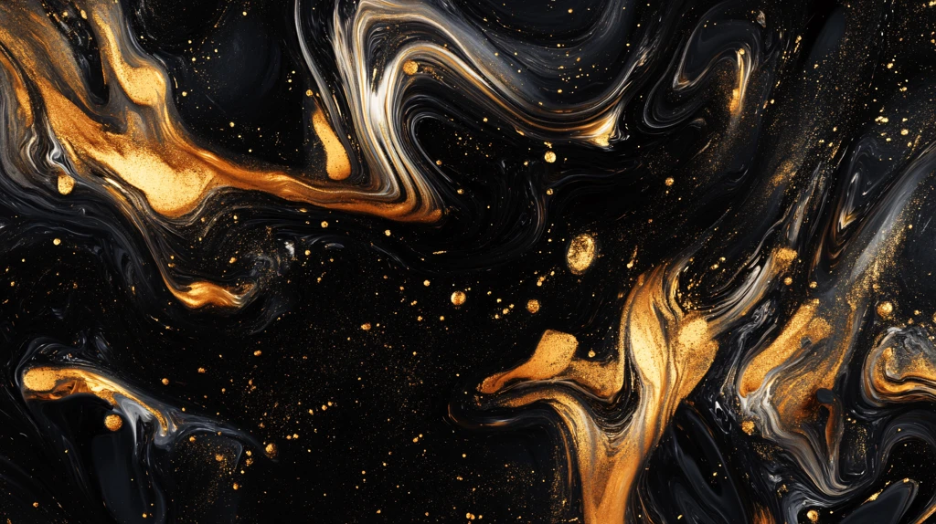 流体大理石金色素材