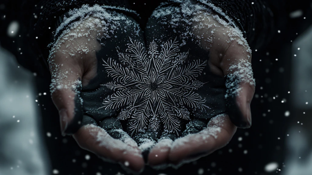 复古几何纹身雪花墙纸