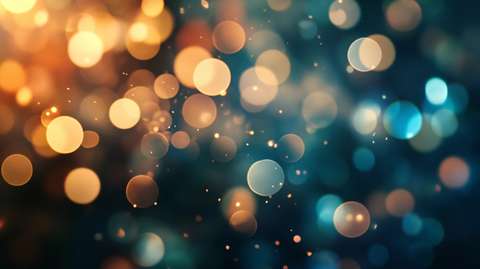 蓝色壁纸光圈光晕