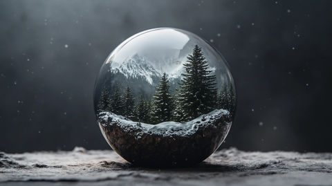 雪景水晶球