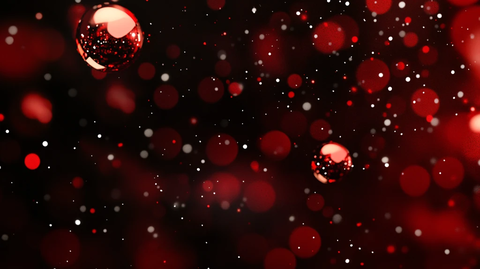 暗红色背景梦幻光斑