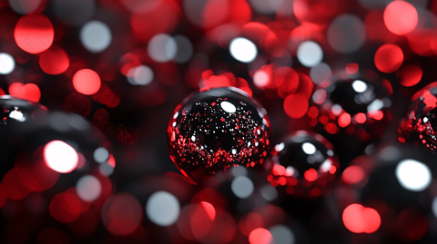 红色球体创意场景