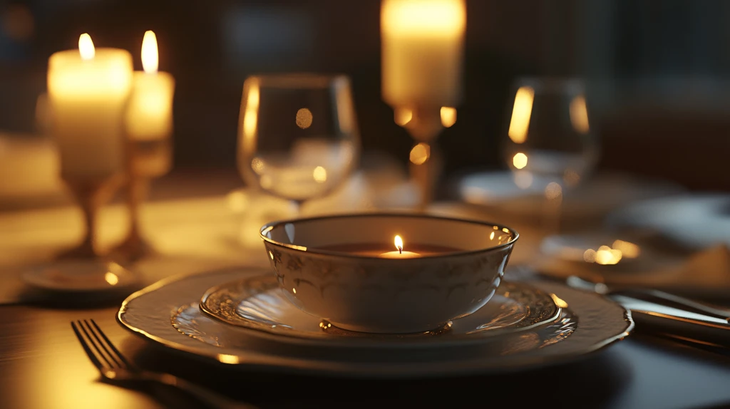 西式烛光晚餐