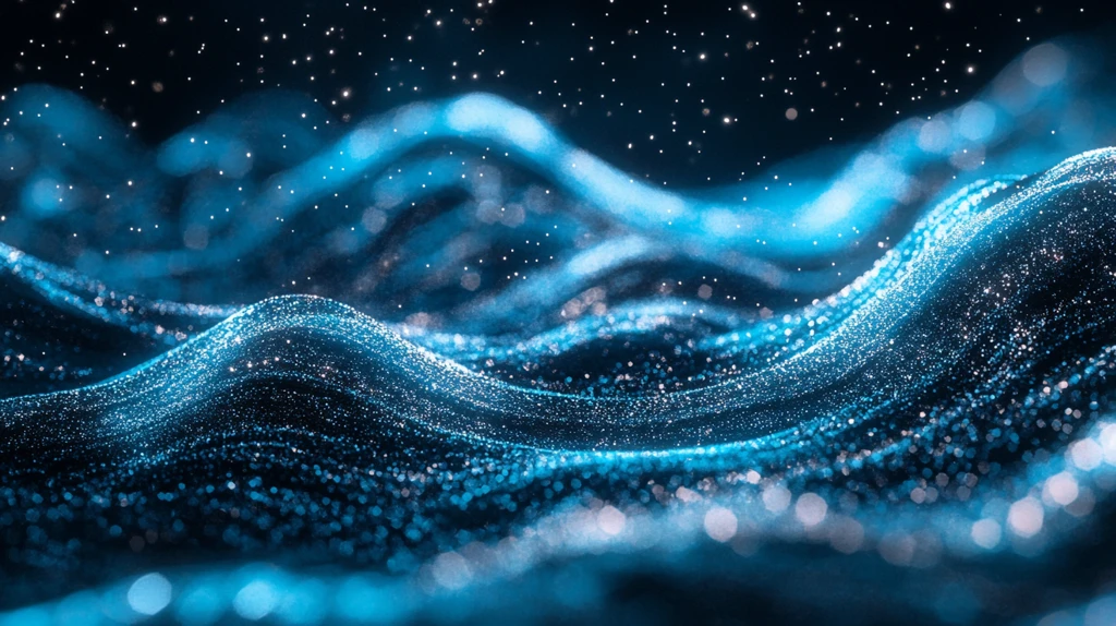 科幻感蓝色流动感背景