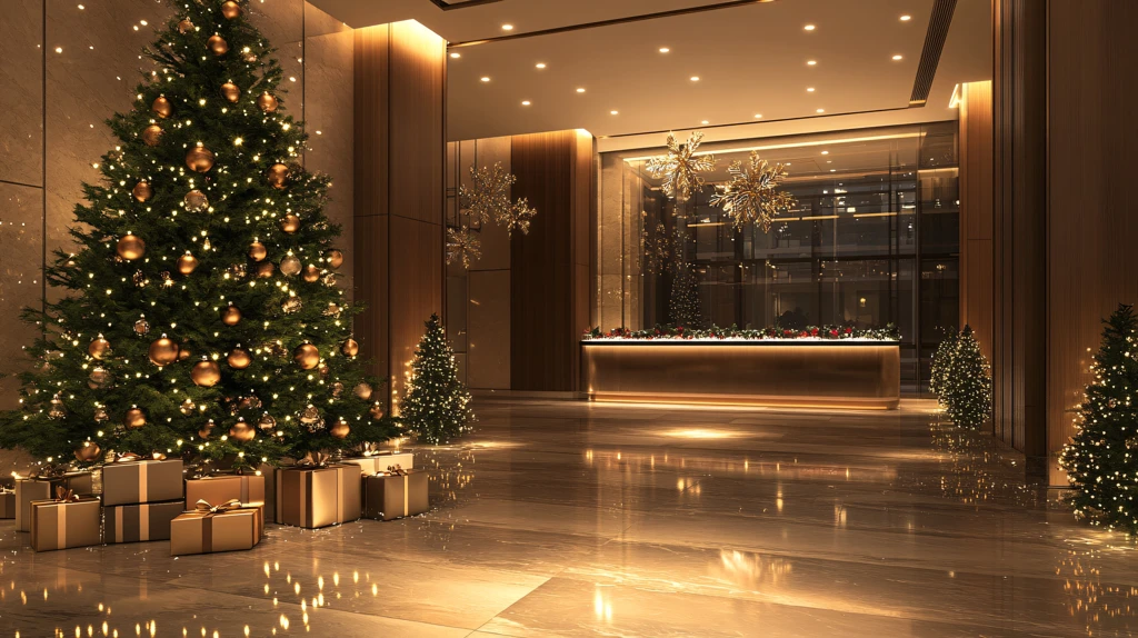 酒店圣诞树