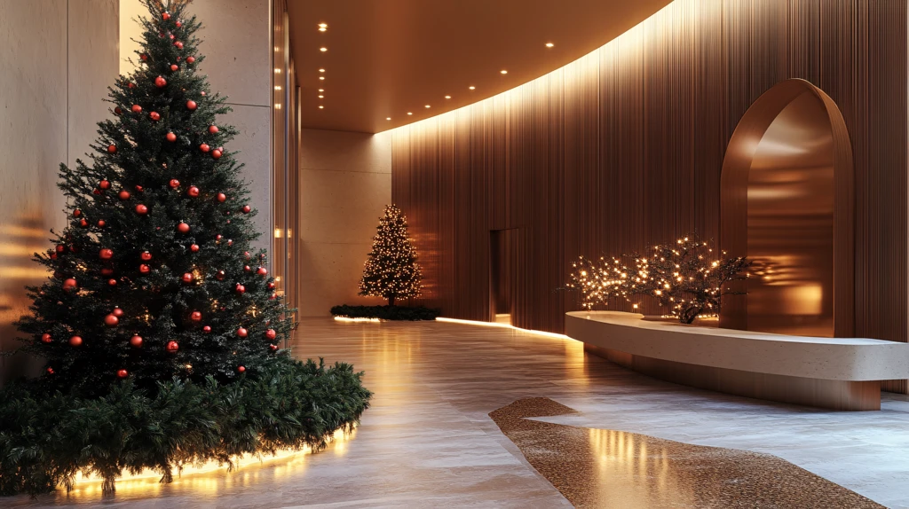 酒店圣诞树