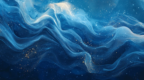 科幻感蓝色流动感背景