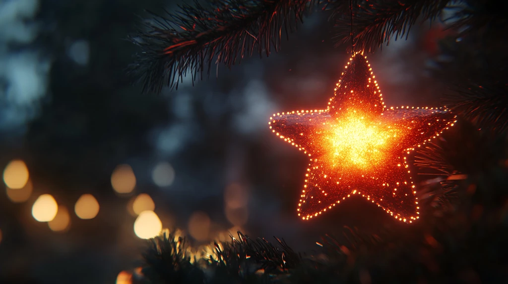 圣诞树星星灯