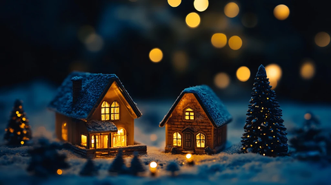 圣诞节小雪屋