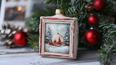 圣诞拍照立体画