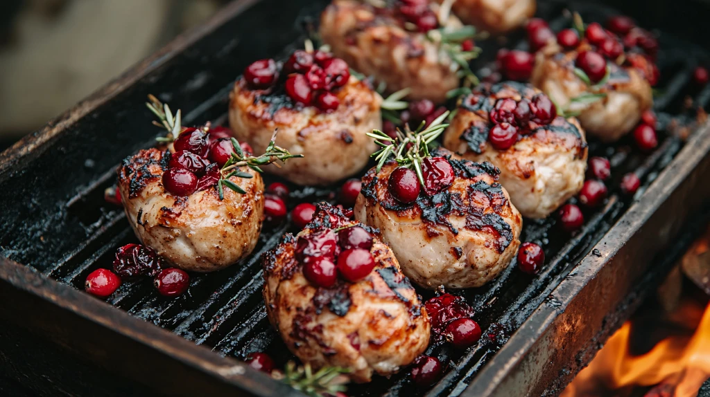 传统烤肉节日美食