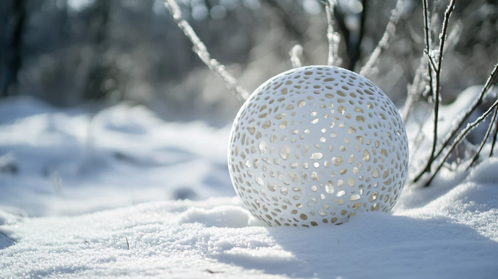 雪包雪馒头光影
