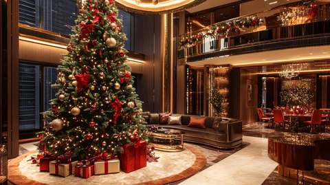 饭店圣诞树