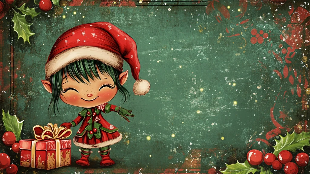 圣诞节儿童插画