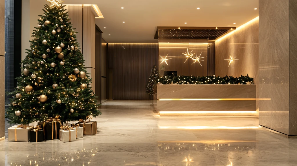 酒店圣诞树