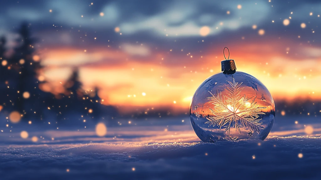 雪景水晶球