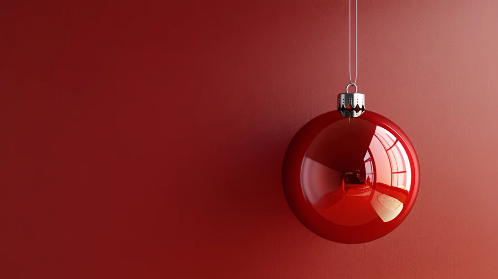 红色球体创意场景