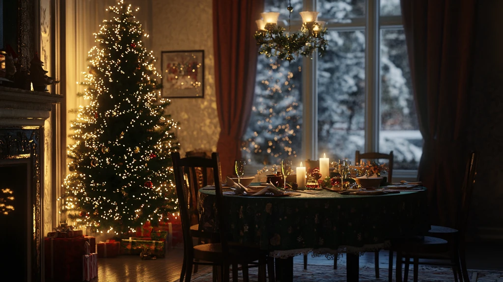 圣诞餐厅布置